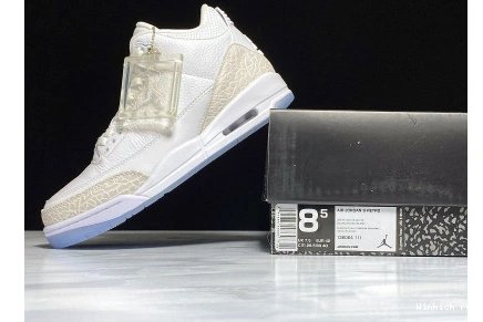 RETRO TRIPLE AIR JORDAN WHITE 3 0812